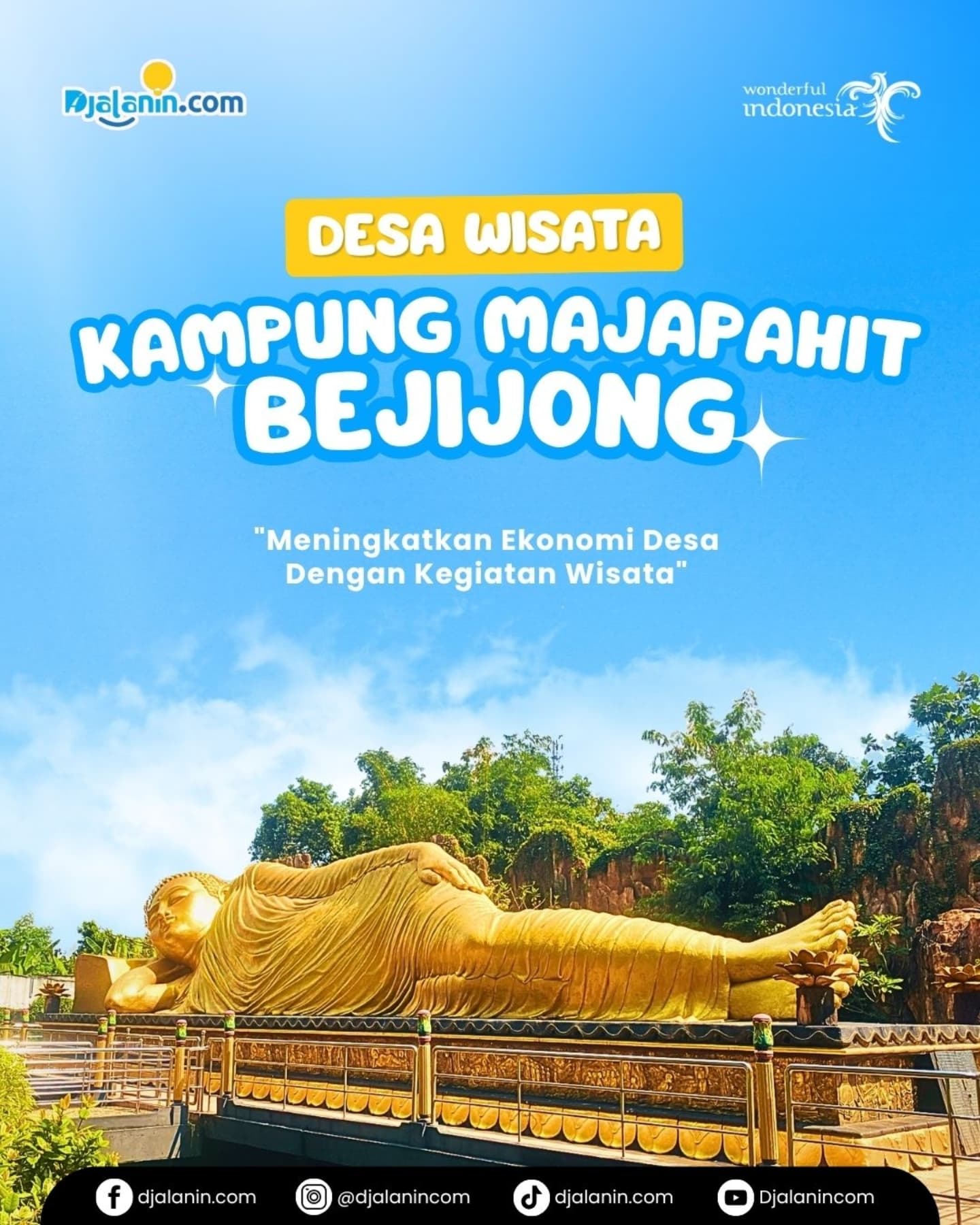 Momen kebersamaan peresmian program Desa Wisata Bejijong.