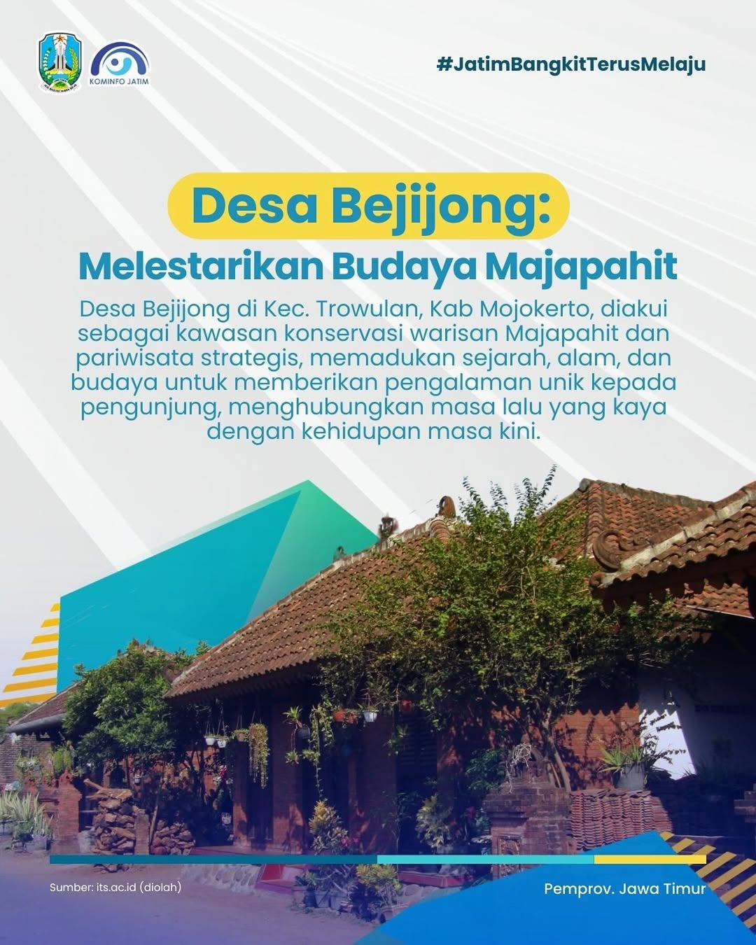 Menikmati kenyamanan menginap di Homestay klasik bernuansa Majapahitan.