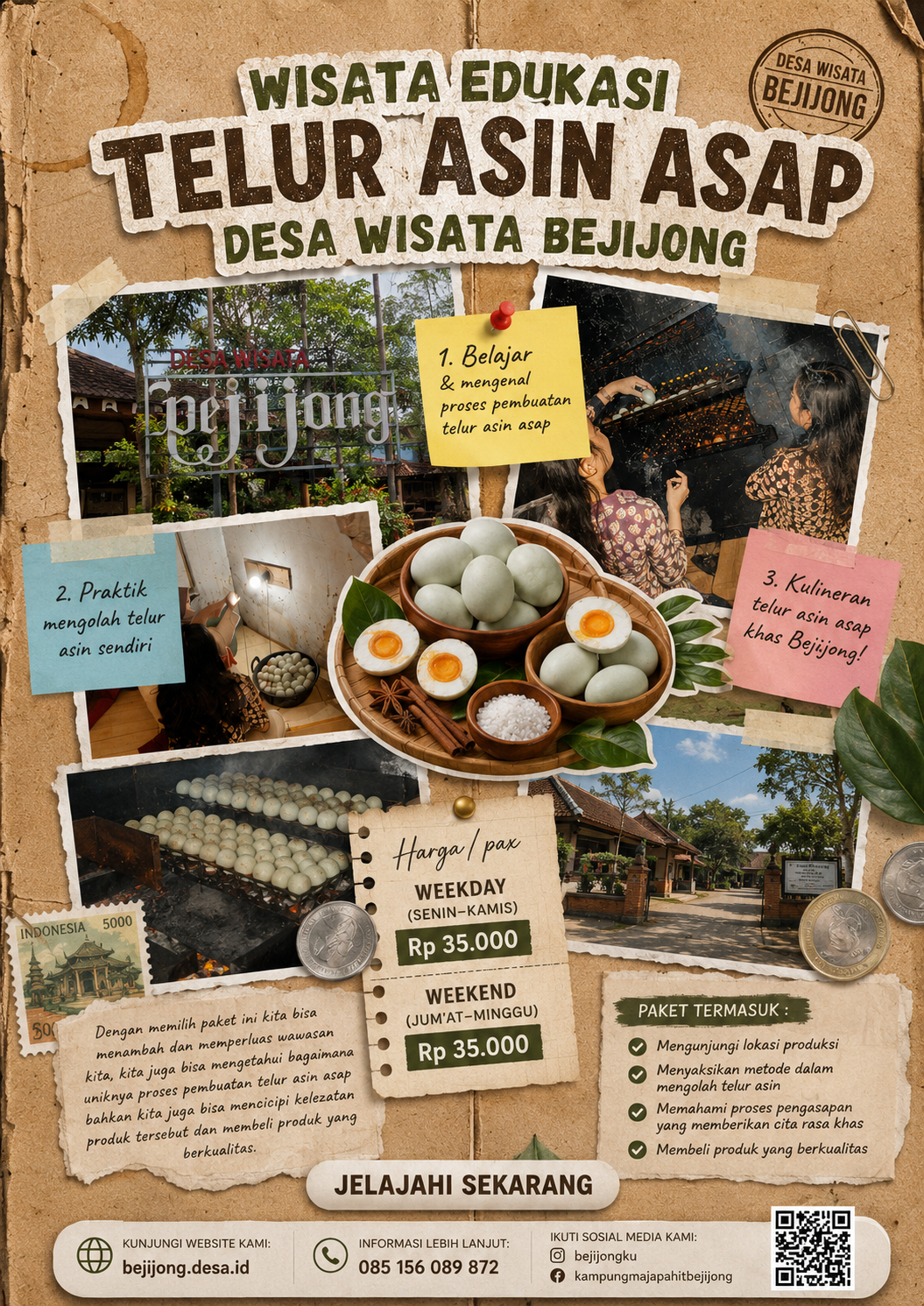 Edukasi Telur Asin Bakar